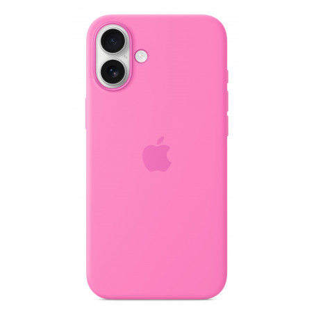 Silicone Case with Magsafe for iPhone 16 Plus - Peony Pink