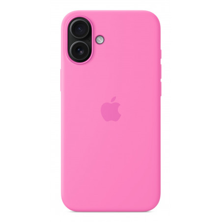 Silicone Case with Magsafe for iPhone 16 Plus - Peony Pink
