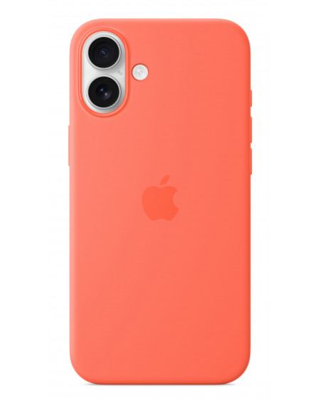 Silicone Case with Magsafe for iPhone 16 Plus - Tangerine