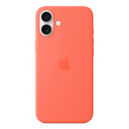 Silicone Case with Magsafe for iPhone 16 Plus - Tangerine