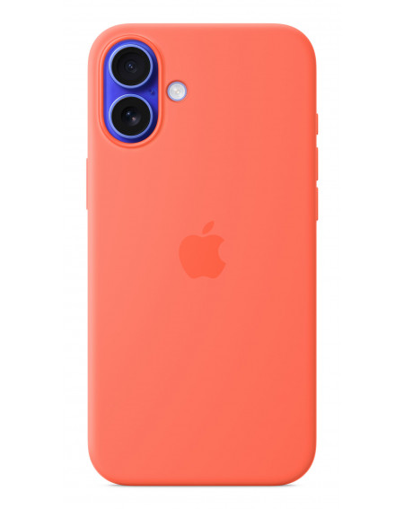 Silicone Case with Magsafe for iPhone 16 Plus - Tangerine