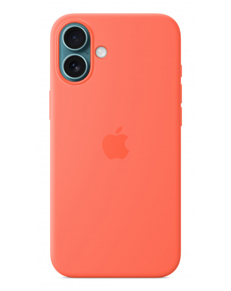Silicone Case with Magsafe for iPhone 16 Plus - Tangerine
