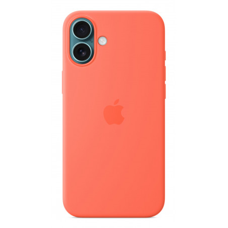 Silicone Case with Magsafe for iPhone 16 Plus - Tangerine