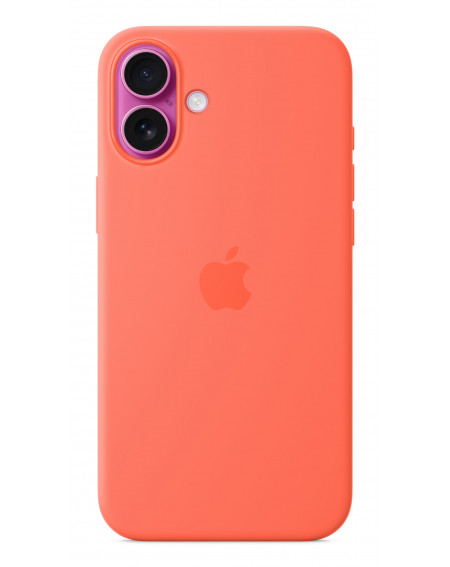 Silicone Case with Magsafe for iPhone 16 Plus - Tangerine