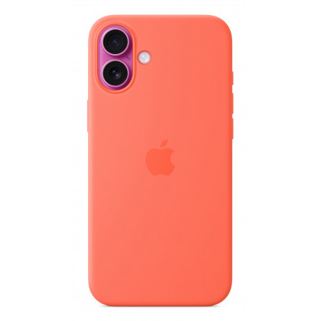 Silicone Case with Magsafe for iPhone 16 Plus - Tangerine