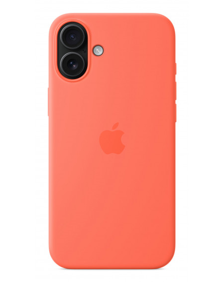 Silicone Case with Magsafe for iPhone 16 Plus - Tangerine