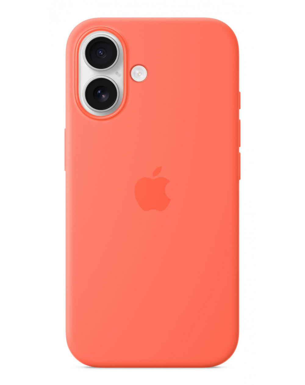 Silicone Case with Magsafe for iPhone 16 - Tangerine