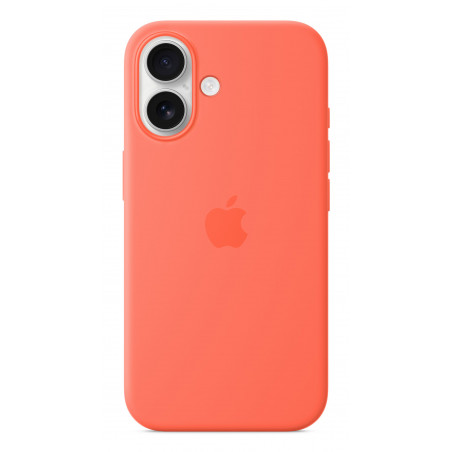 Silicone Case with Magsafe for iPhone 16 - Tangerine