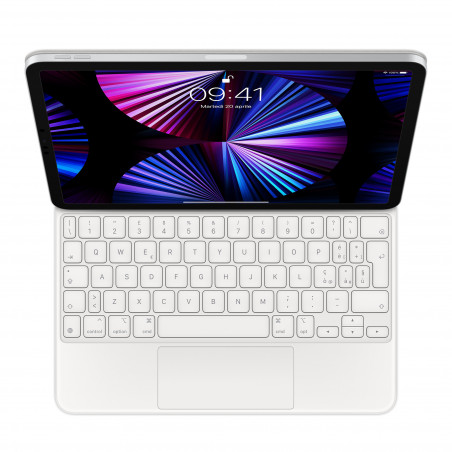 Magic Keyboard per iPad Air (11" e 4° 5° generazione) e iPad Pro 11 (3° 4° Gen) - Italiano - Bianco - Ex Demo