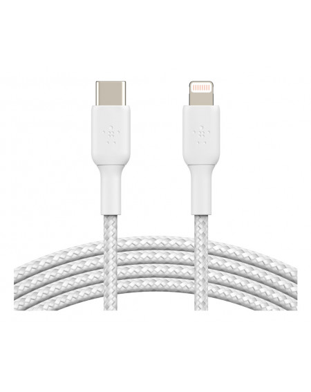 CAVO INTRECCIATO DA USB-C A LIGHTNING 1M - BIANCO