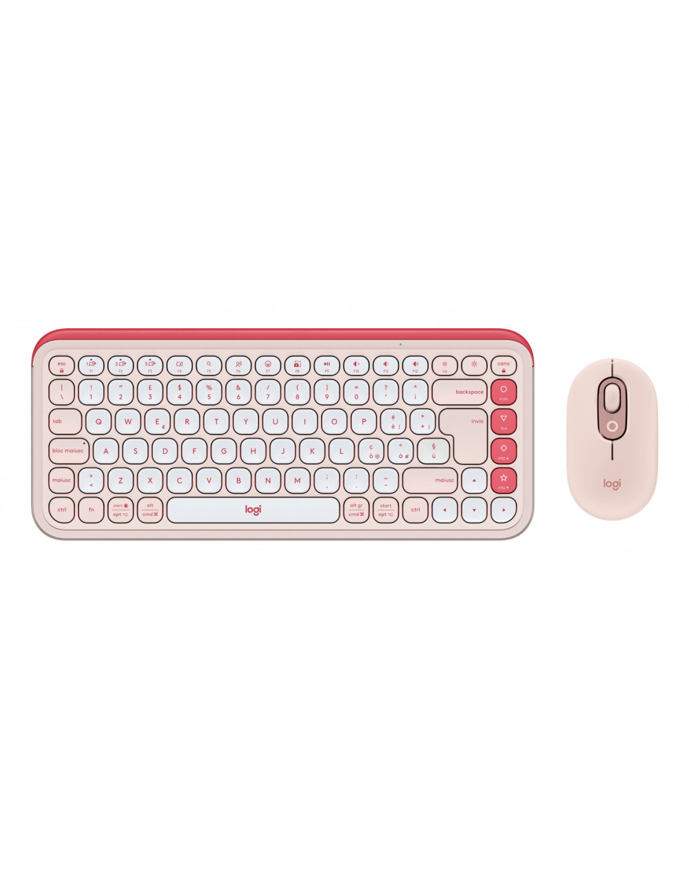 Logitech POP Icon Keys Combo Rose