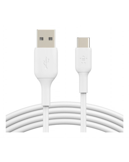 CAVO USB-A TO USB-C PVC 1M TWIN PACK - BIANCO