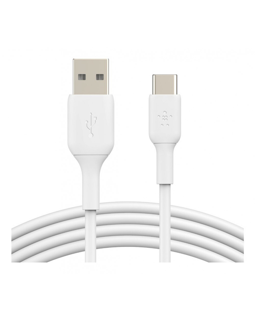 CAVO USB-A TO USB-C PVC 1M TWIN PACK - BIANCO