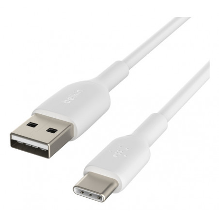 CAVO USB-A TO USB-C PVC 1M TWIN PACK - BIANCO