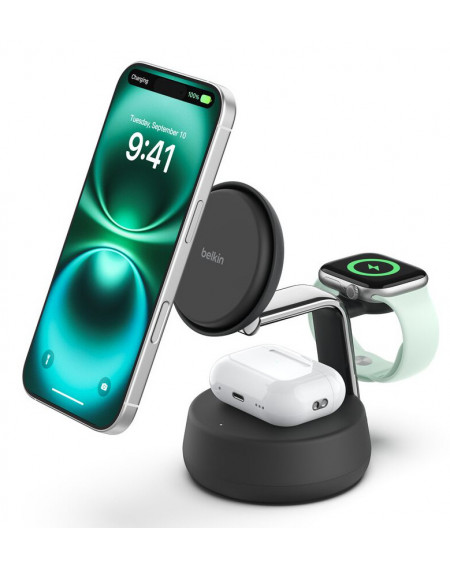 UltraCharge Pro 25w Qi2 3in1 Magnetic Charger, Charcoal