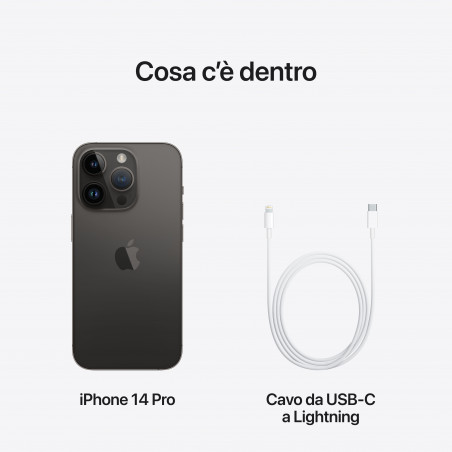 iPhone 14 Pro 128GB Nero Siderale - Rigenerato di grado B