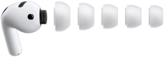 AirPods Pro 3, cuscinetti in silicone, cinque taglie